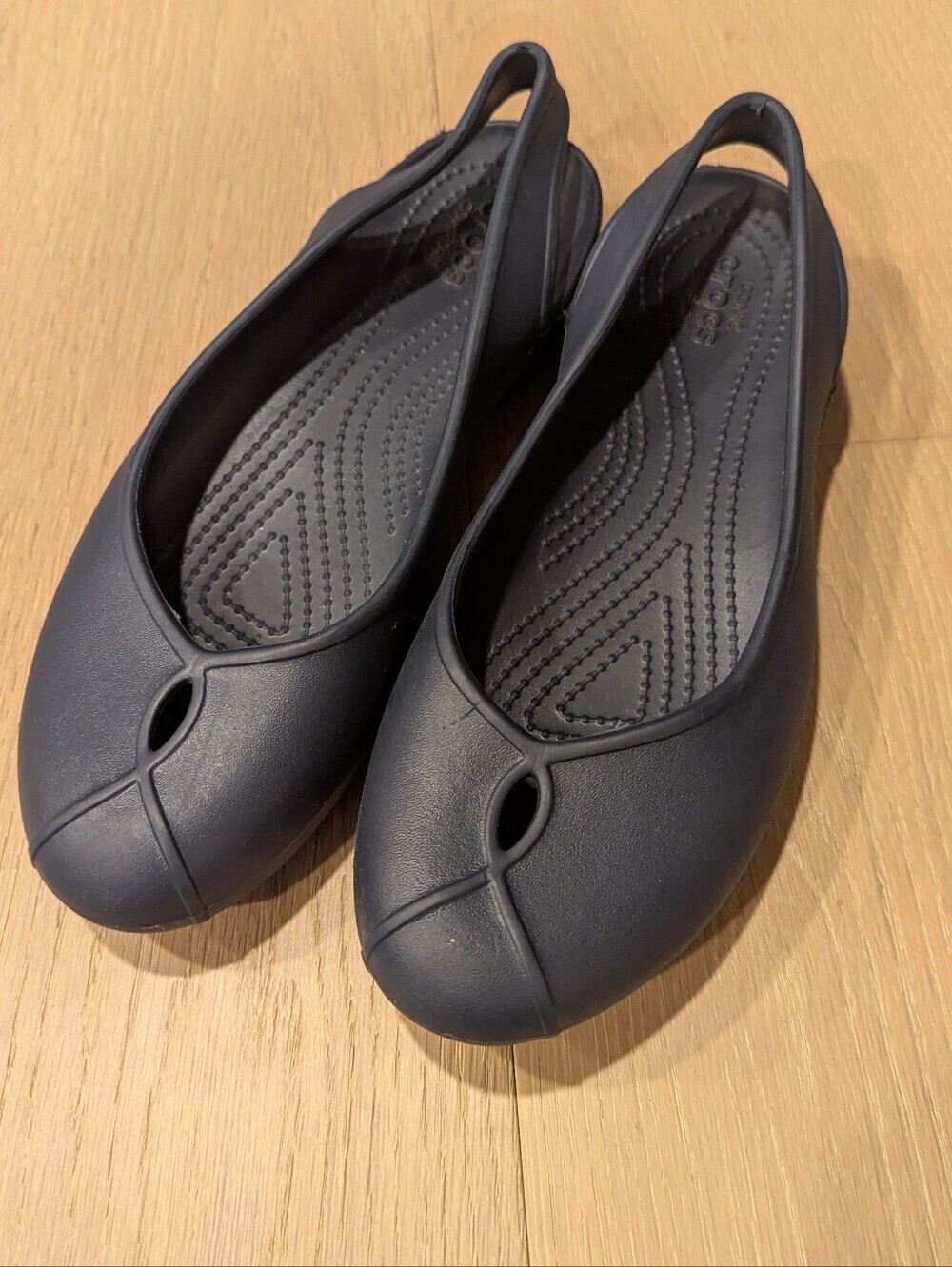 Women’s Navy Slingback Comfort Flats